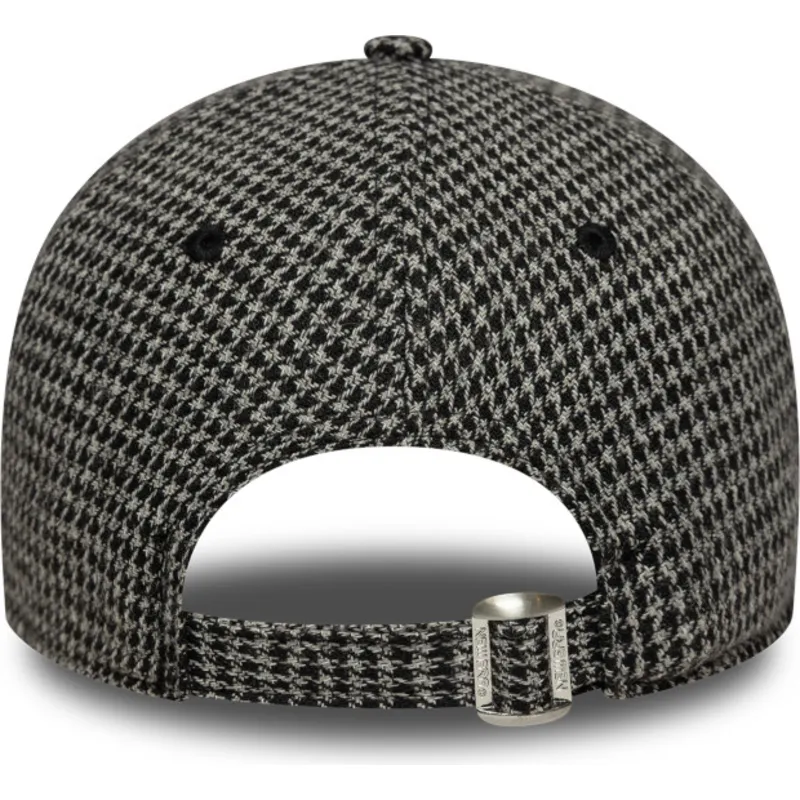 kapa-zaobljena-crna-podesiv-9twenty-houndstooth-new-york-yankees-mlb-new-era
