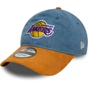 kapa-zaobljena-visebojno-podesiv-9twenty-denim-midi-los-angeles-lakers-nba-new-era