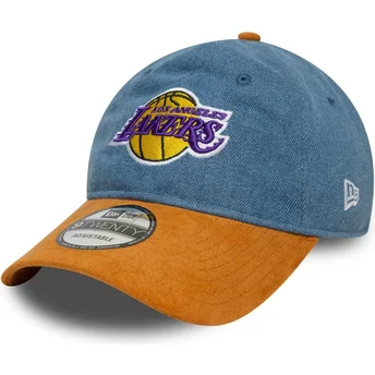 Cap zaobljena multicolor adjustable strap 9TWENTY Denim Midi Los Angeles Lakers NBA New Era
