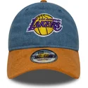 kapa-zaobljena-visebojno-podesiv-9twenty-denim-midi-los-angeles-lakers-nba-new-era