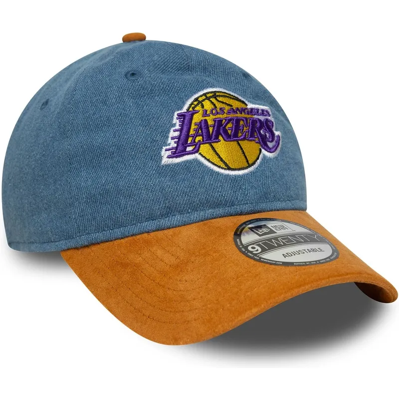 kapa-zaobljena-visebojno-podesiv-9twenty-denim-midi-los-angeles-lakers-nba-new-era