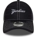 kapa-zaobljena-mornarsko-plava-podesiv-9twenty-contrast-stitch-new-york-yankees-mlb-new-era