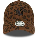 kapa-zaobljena-leopard-podesiv-9forty-leopard-cord-new-york-yankees-mlb-new-era