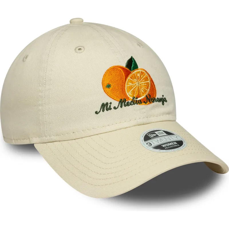 cap-zaobljena-beige-adjustable-strap-9twenty-new-era