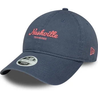 Kapa zaobljena plava podesiv 9TWENTY City Nashville New Era