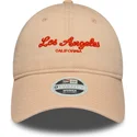 cap-zaobljena-pink-adjustable-strap-9twenty-city-los-angeles-new-era