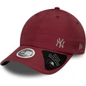 kape-zaobljena-crvena-podesiva-traka-open-back-flawless-new-york-yankees-mlb-new-era