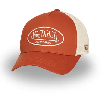 Cap zaobljena orange adjustable strap Von Dutch