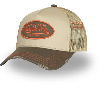 Kape zaobljena bež snapback USED 06 Von Dutch