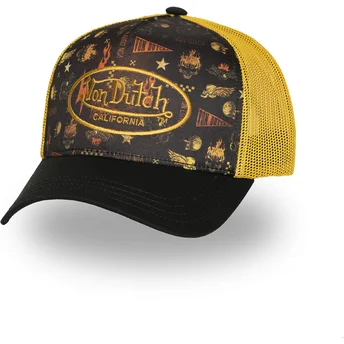 Cap zaobljena black snapback Von Dutch