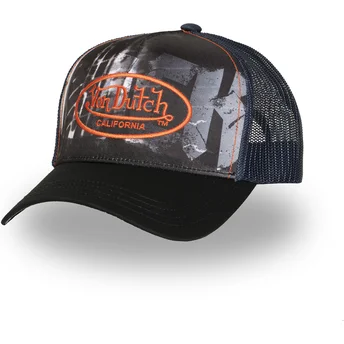 Kapa zaobljena crna snapback SUBL08 Von Dutch