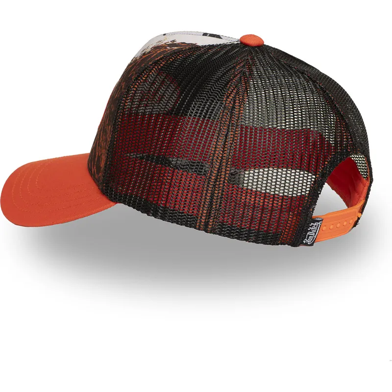 cap-zaobljena-orange-snapback-von-dutch