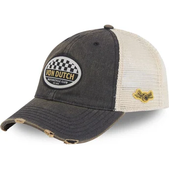 Kape zaobljena siva snapback MAC08 Von Dutch