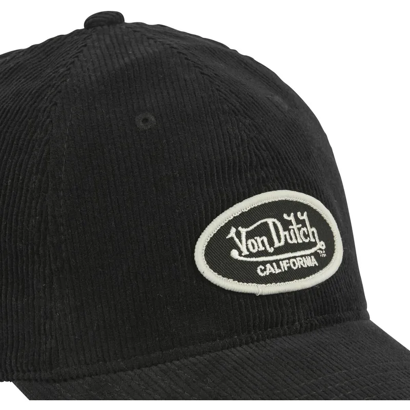 cap-zaobljena-black-adjustable-strap-von-dutch
