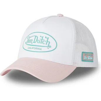 Cap zaobljena pink snapback Von Dutch
