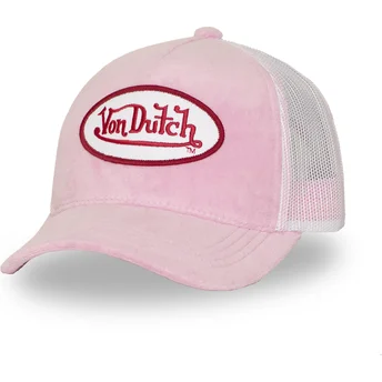 Cap zaobljena pink snapback Von Dutch