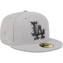 kapa-ravna-siva-prilagodena-59fifty-cracked-los-angeles-dodgers-mlb-new-era