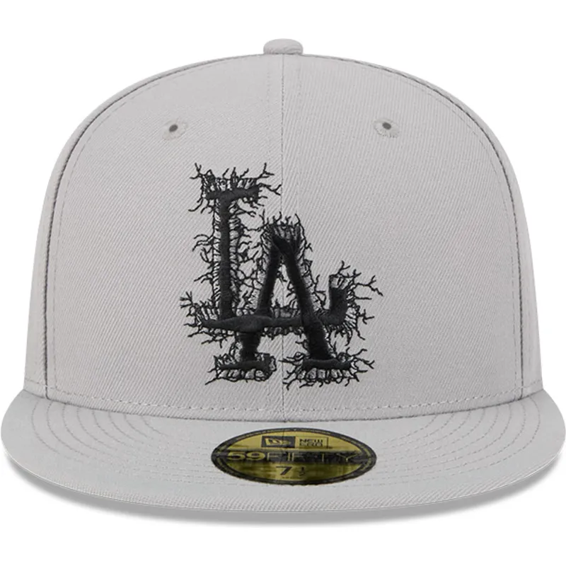 kapa-ravna-siva-prilagodena-59fifty-cracked-los-angeles-dodgers-mlb-new-era