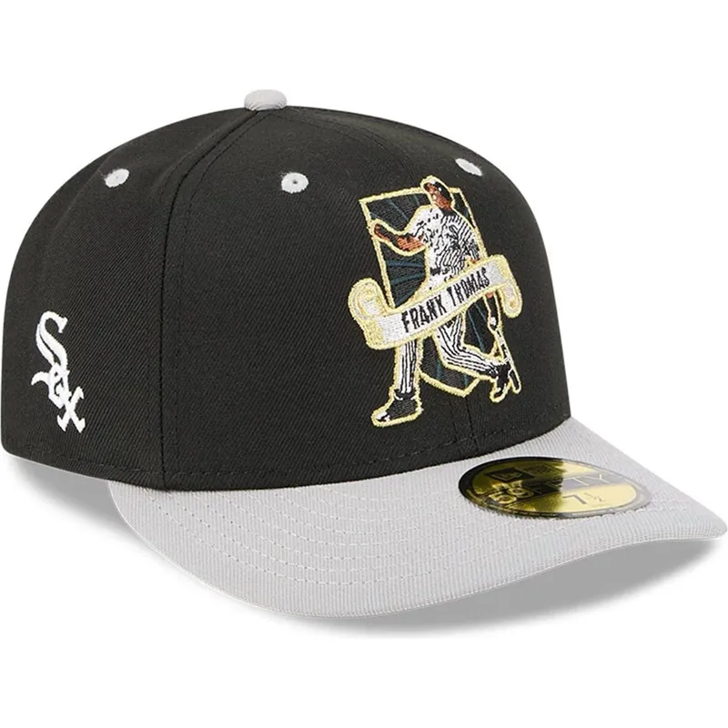 kapa-zaobljena-crna-prilagodena-59fifty-player-frank-thomas-chicago-white-sox-mlb-new-era