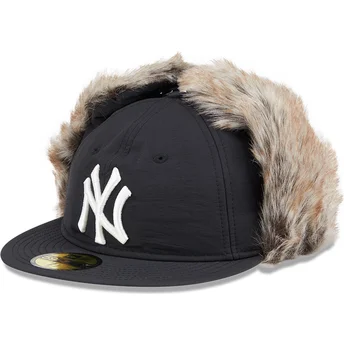 New Era Flat Brim 59FIFTY Winter Dog Ear New York Yankees...
