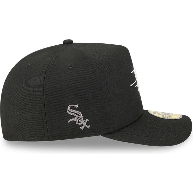 kapa-zaobljena-crna-prilagodena-59fifty-a-frame-cartoon-chicago-white-sox-mlb-new-era