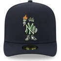 kapa-zaobljena-mornarsko-plava-prilagodena-59fifty-a-frame-cartoon-new-york-yankees-mlb-new-era