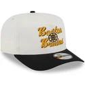 cap-zaobljena-beige-snapback-9fifty-a-frame-chainstitch-boston-bruins-nhl-new-era