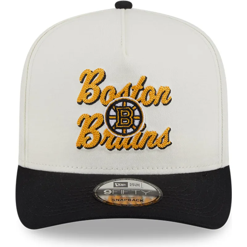 cap-zaobljena-beige-snapback-9fifty-a-frame-chainstitch-boston-bruins-nhl-new-era