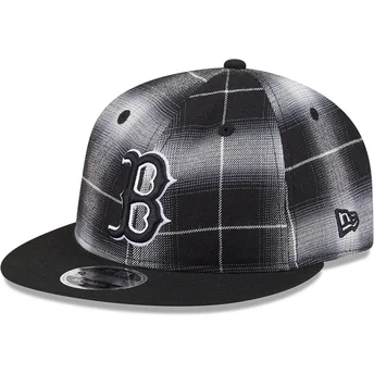 Cap ravna black snapback 9FIFTY Retro Crown Plaid Boston Red Sox MLB New Era