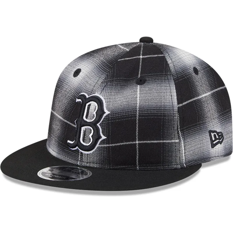 cap-ravna-black-snapback-9fifty-retro-crown-plaid-boston-red-sox-mlb-new-era