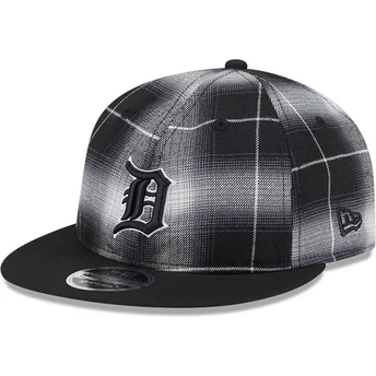 Cap ravna black snapback 9FIFTY Retro Crown Plaid Detroit Tigers MLB New Era