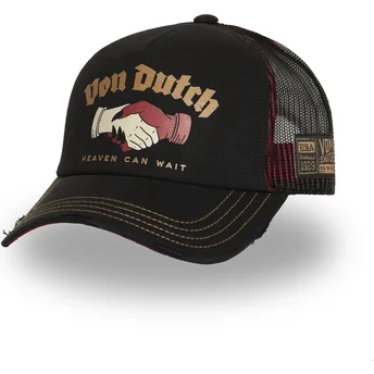 Kapa zaobljena crna snapback CREW29 Von Dutch