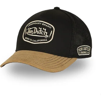 Kapa zaobljena crna snapback SEM02 Von Dutch