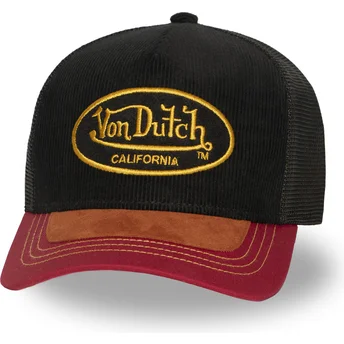 Kapa zaobljena crna snapback SHIELD03 Von Dutch