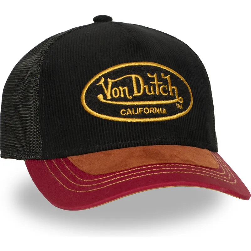 kapa-zaobljena-crna-snapback-shield03-von-dutch