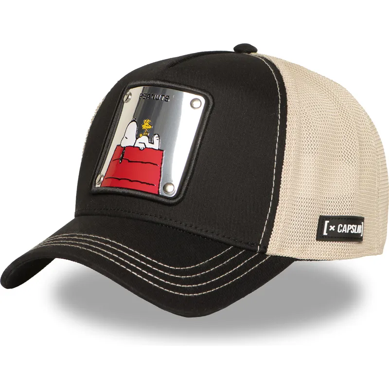 kapa-zaobljena-crna-snapback-pea6-naw6-snoopy-i-charlie-brown-kikiriki-capslab