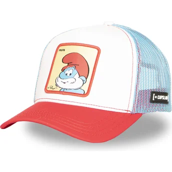 Cap zaobljena multicolor snapback Papa Smurf The Smurfs Capslab