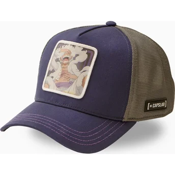 Kape zaobljena ljubičasta snapback OP6 FIV Monkey D. Luffy One Piece Capslab
