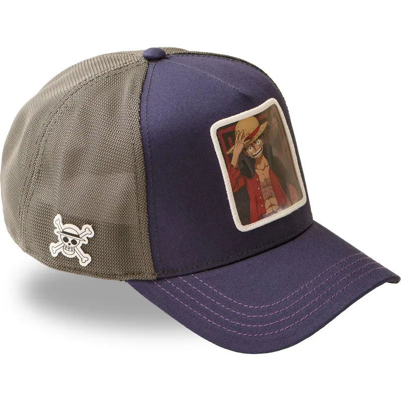cap-zaobljena-violet-snapback-monkey-d-luffy-one-piece-capslab cap-zaobljena-violet-snapback-monkey-d-luffy-one-piece-capslab
