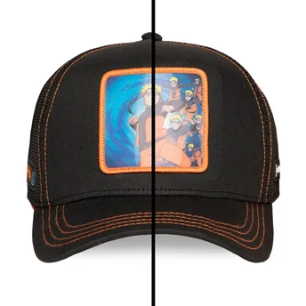 Kapa zaobljena crna snapback NS5 KAG Naruto Uzumaki Naruto Capslab