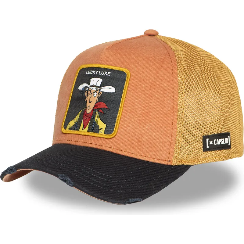 kapa-zaobljena-narancasta-snapback-lck2-lob-lucky-luke-capslab kapa-zaobljena-narancasta-snapback-lck2-lob-lucky-luke-capslab