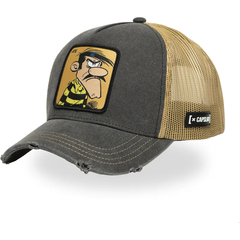 kapa-zaobljena-siva-snapback-lck-joe-dalton-lucky-luke-capslab