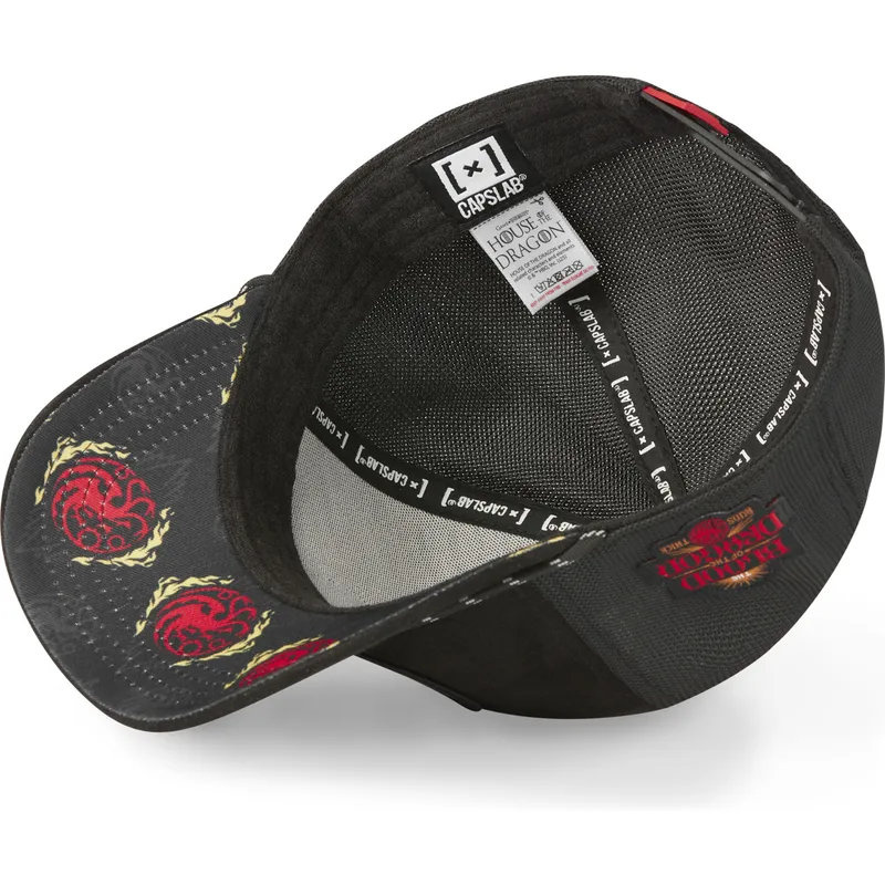 kapa-zaobljena-crna-snapback-hod-sym-kuca-targaryen-igra-prijestolja-capslab