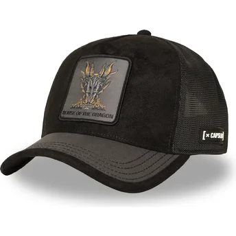 Cap zaobljena black snapback House Of The Dragon HOD DRA Juego Game of Thrones Capslab