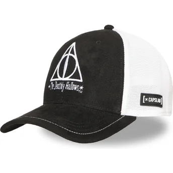 Kapa zaobljena crna snapback Relikvije smrti Harry Potter Capslab