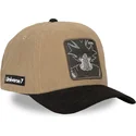 cap-zaobljena-brown-snapback-son-goku-dragon-ball-capslab