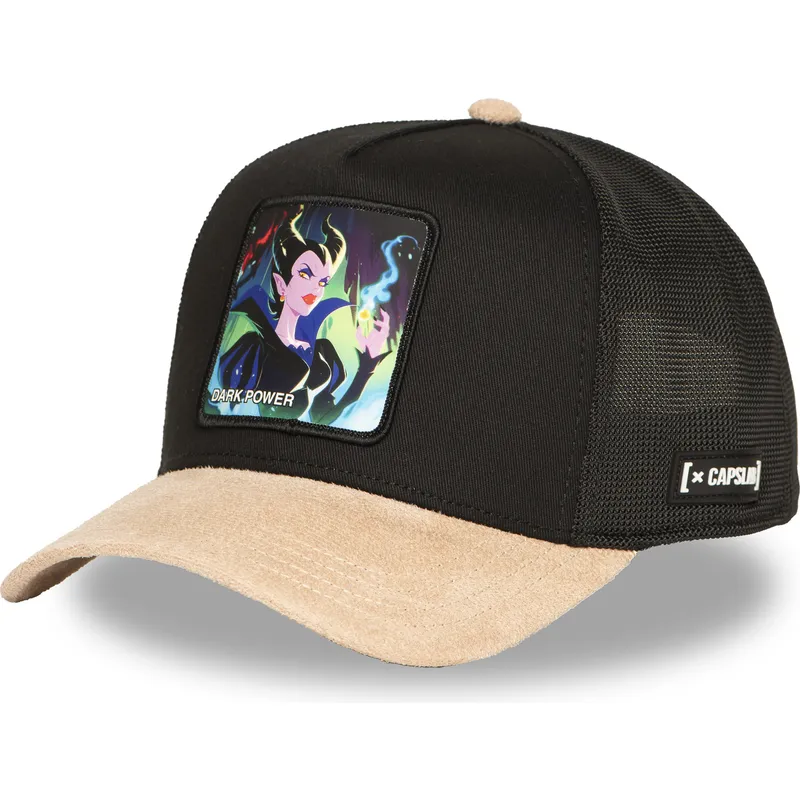 cap-zaobljena-black-snapback-maleficent-disney-capslab