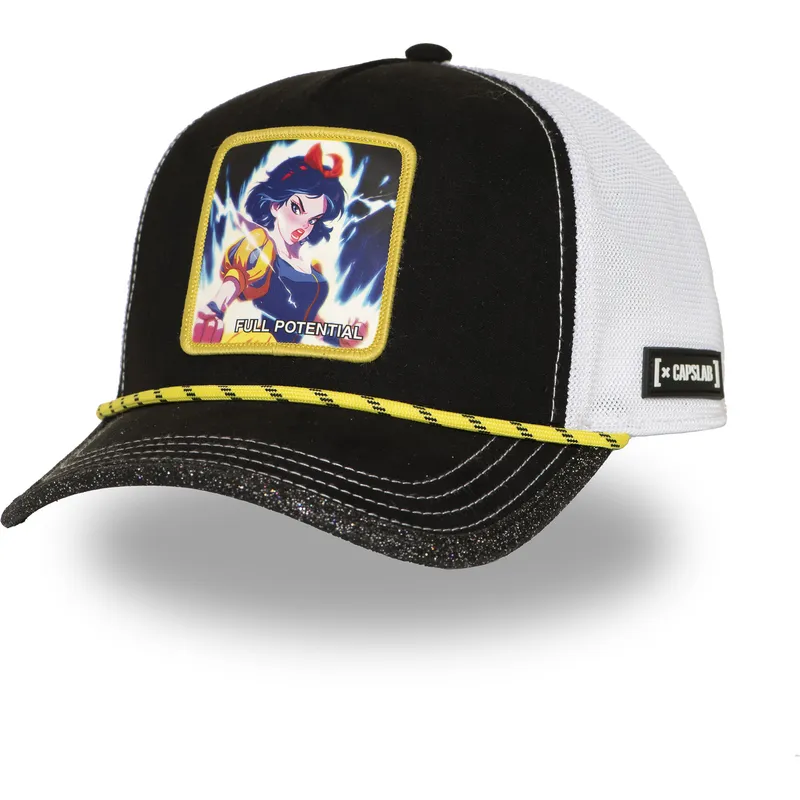 cap-zaobljena-black-snapback-snow-white-disney-capslab