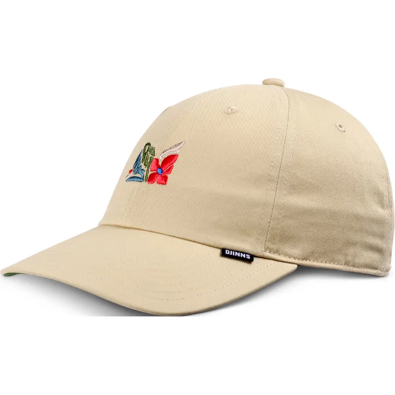 cap-zaobljena-beige-adjustable-strap-djinns