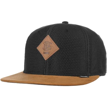 Kapa ravna crna snapback Honey Knit Djinns